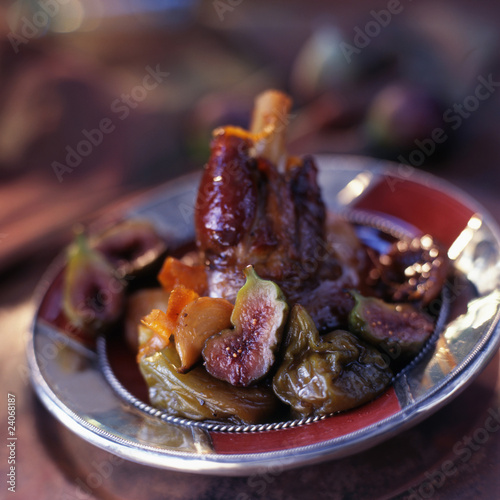 Photo: lamb knuckel tajine with orange flavoured figs lamb knuckel tajine with orange flavoured figs