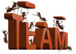 ant teamwork team building cooperation