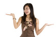 woman being shilly-shally