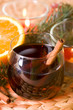 Hot wine christmas time