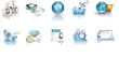 Business 3D Web Icons