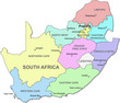 South Africa map South Africa map