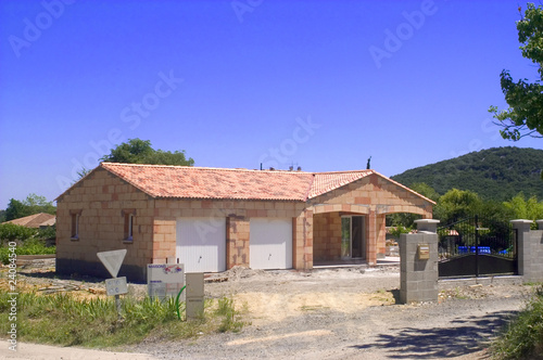 Photo: Maison en construction Maison en construction
