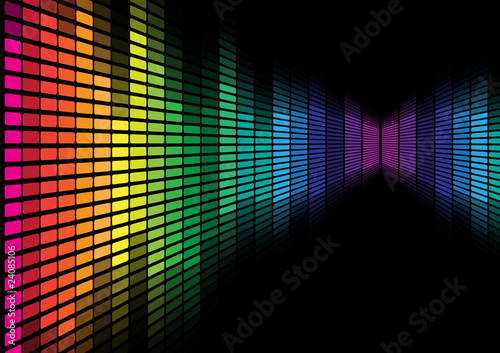Vector: Abstract Background - Graphic Equalizer Abstract Background - Graphic Equalizer
