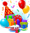 Birthday gifts and decoration