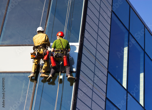 Foto: Two window cleaners Two window cleaners