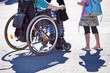 wheelchair user meets girl