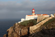 Lighthouse at Cape St. Vincent in Algarve, Portugal
