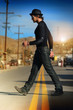 Man walking Man walking