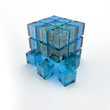 Cubes Competence blue 01 Cubes Competence blue 01