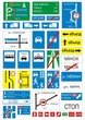 Information signs on traffic