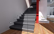 Scala con faretti Scala con faretti