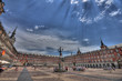 small square on Calle Mayor, Madrid, Spain