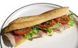 Sandwich jambon fromage salade