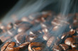coffee in smoke