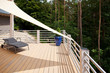 sonnenterrasse im wald