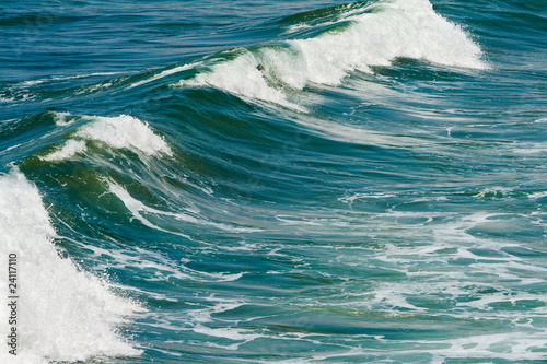 Photo: Ocean Waves With White Surf Ocean Waves With White Surf