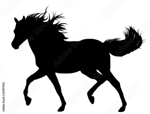 ell nikki running scared_1693. running horse silhouette