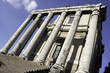 Ancient Monument of Forum Romanum in Rome, Italy