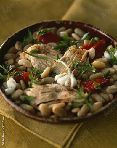 Photo: skate and white bean salad skate and white bean salad