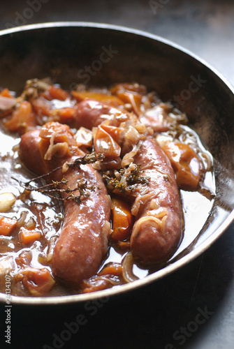 Stewed Sausages