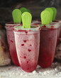 homemade summer fruit ice cream lollipops