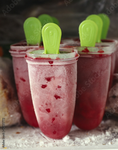Photo: homemade summer fruit ice cream lollipops homemade summer fruit ice cream lollipops