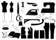 Vector sewing equipment .Symbol Vector sewing equipment .Symbol
