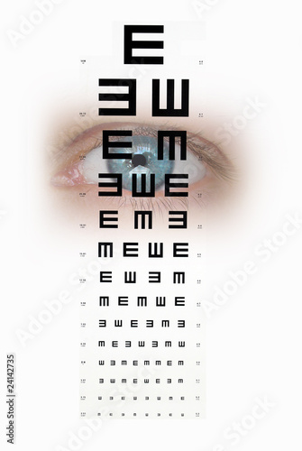 Photo: eye chart eye chart