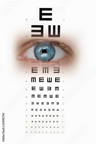 Photo: eye chart eye chart