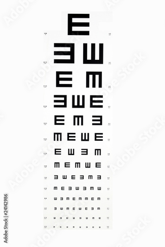 Photo: eye chart eye chart