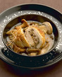 capon paupiette with mushrooms