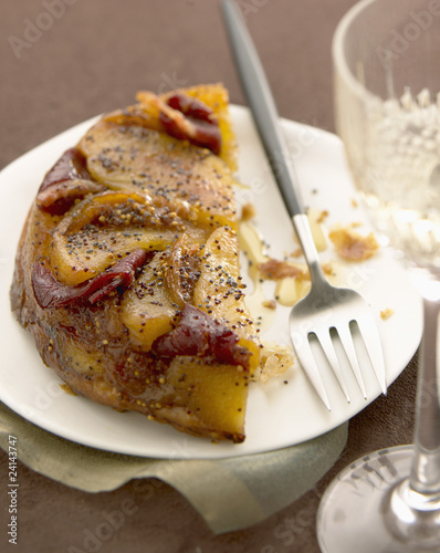 Photo: apple and duck magret savoury tatin apple and duck magret savoury tatin