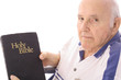grandfather with a bible grandfather with a bible