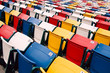 Foto: cColorful stadium seating cColorful stadium seating