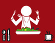 Panneau indicateur - Restaurant Cafétéria
