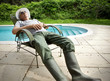 Lazy gardener.