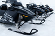 Skidoo's in a row Skidoo's in a row