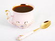 Coffee cup on white background