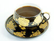 Coffee cup on white background