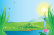 beautiful landscape background