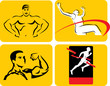set of logos - sport