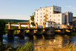 Mill at sunset in Chortkiv, Ukraine