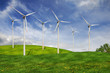 Wind turbines farm