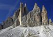 Die Postkarte der Drei Zinnen - Südtirol