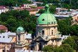Churches in old Lviv, Ukraine