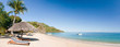 Tropical beach panorama