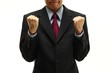 Business man pose