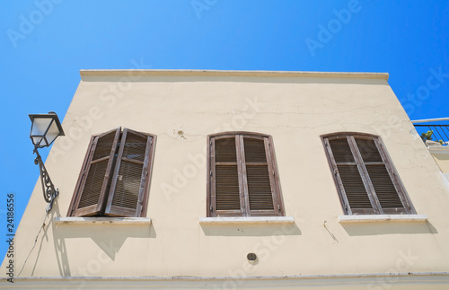 Photo: Wooden shutters. Wooden shutters.