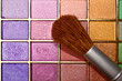 Set of Cosmetics for eyes isolated over white